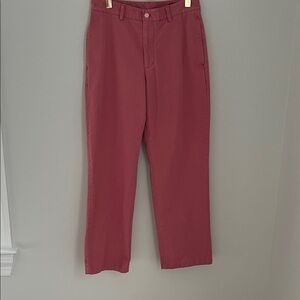 Vineyard Vines Men's Club Pant Straight Chinos in Rose Size: 30” x 30”